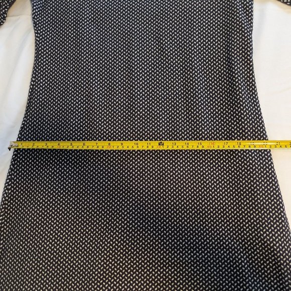 Olsen Grey and White Bodycon Dress Size 14/L - Picture 13 of 16